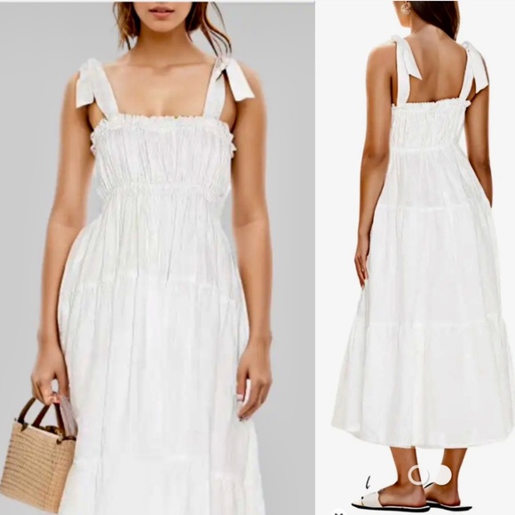 Faithfull the Brand Dresses & Skirts - New Faithfull The Brand Linen Midi Dress